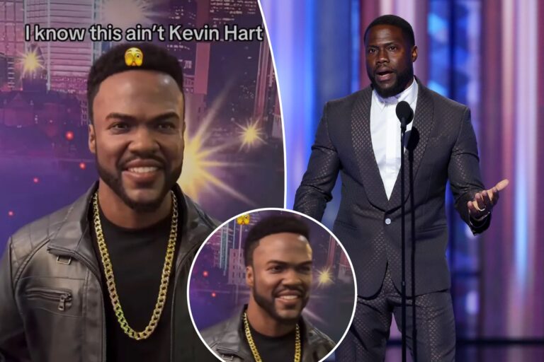 Kevin Hart roasts his unrecognizable wax figure, asks ‘who in the f— is this?’