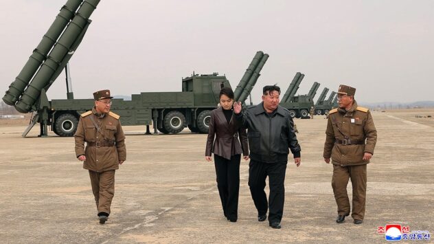 Kim Jong Un appears with teenage daughter at live-fire rocket test in North Korea