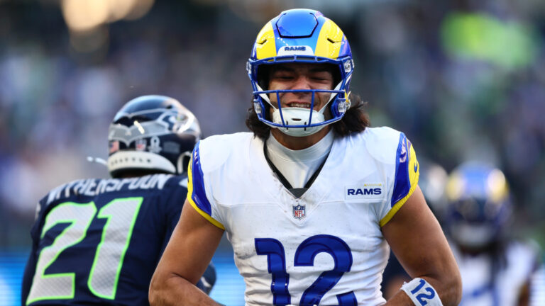 Los Angeles Rams wide receiver Puka Nacua is in trouble