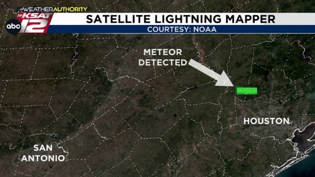 Meteor lights up Texas sky; Booms reported from Houston to as far as San Antonio