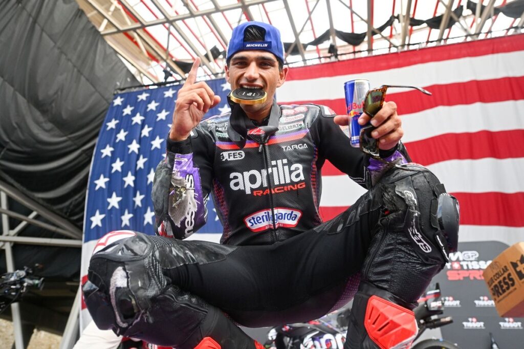 MotoGP United States GP: Jorge Martin ends victory drought in thrilling sprint