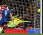 ‘My heart almost stopped’: Arteta praises David Raya for vital saves in Arsenal win