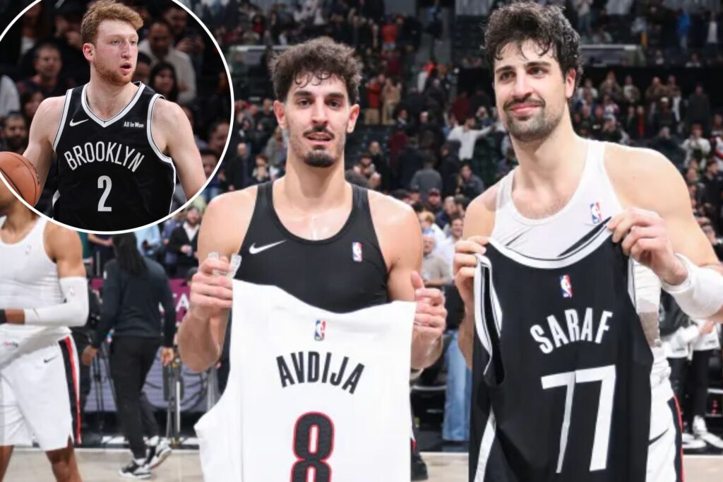 Nets, Blazers make ‘special’ history with three Israelis playing in same game