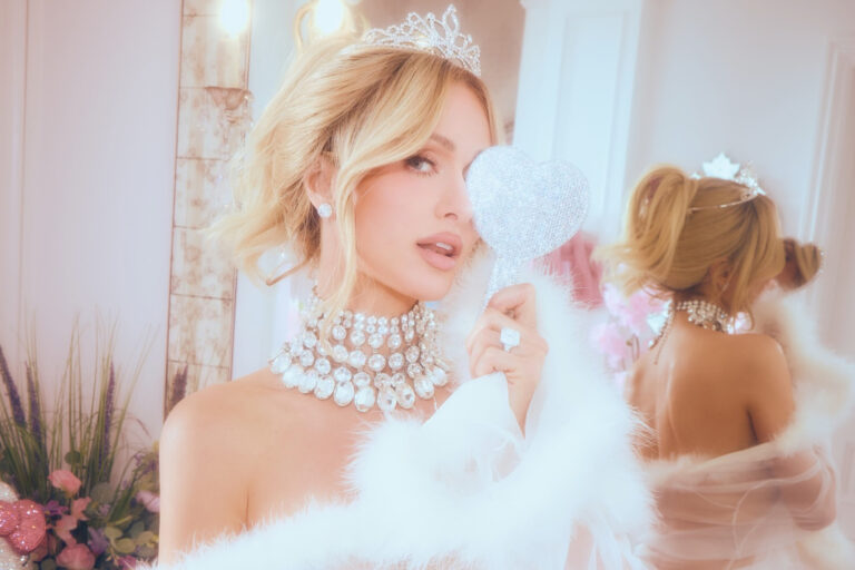 Paris Hilton poses in bathtub photos showing off skincare brand