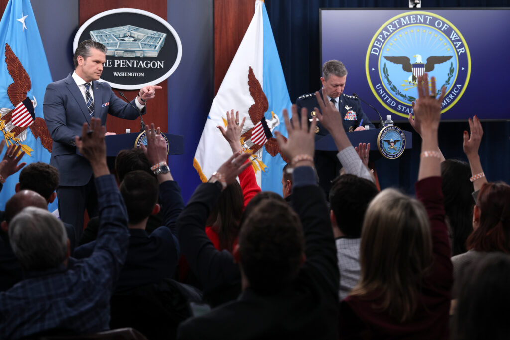 Pentagon Wants It to Be Illegal for Reporters to Ask “Unauthorized” Questions