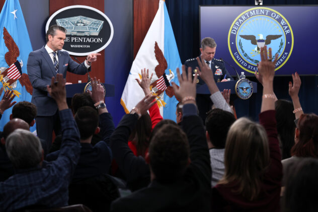 Pentagon Wants It to Be Illegal for Reporters to Ask “Unauthorized” Questions