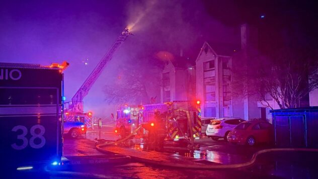 Several NE Side residents left without homes after two-alarm fire destroys 2 apartment buildings