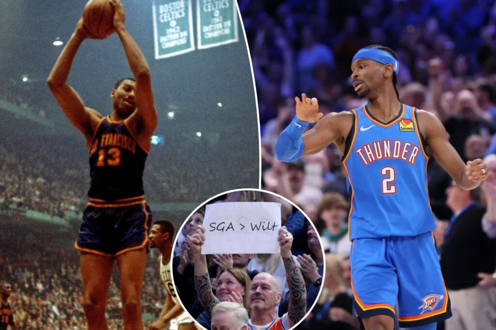 Shai Gilgeous-Alexander breaks Wilt Chamberlain’s consecutive 20-point game record