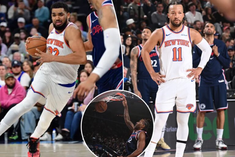 Sloppy Knicks plagued by turnovers for second straight game in loss to Clippers