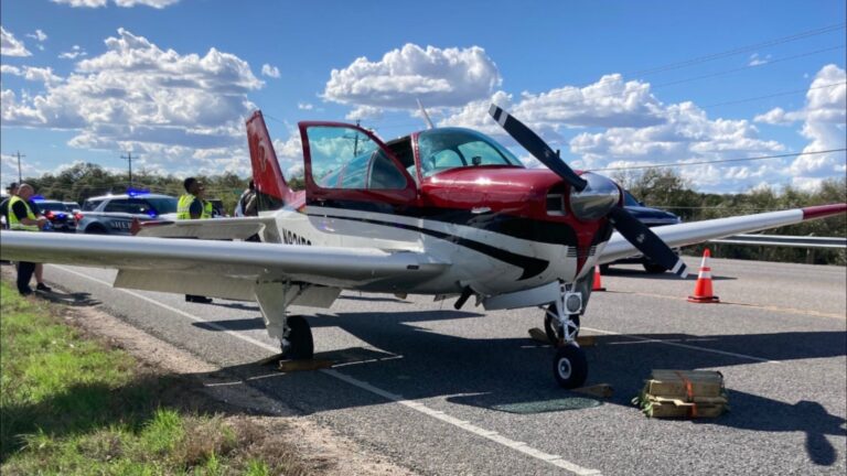 Small plane makes emergency landing on highway near Austin