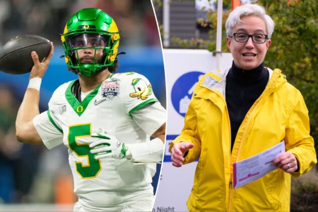 Star QB Dante Moore lobbies Oregon governor to support mental health services, reveals own struggles
