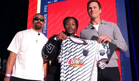 Tom Brady picks Ashton Jeanty, Stefon Diggs, Gronk for flag football team