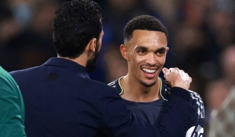 Trent Alexander-Arnold appears to mock Man City player after Real Madrid win