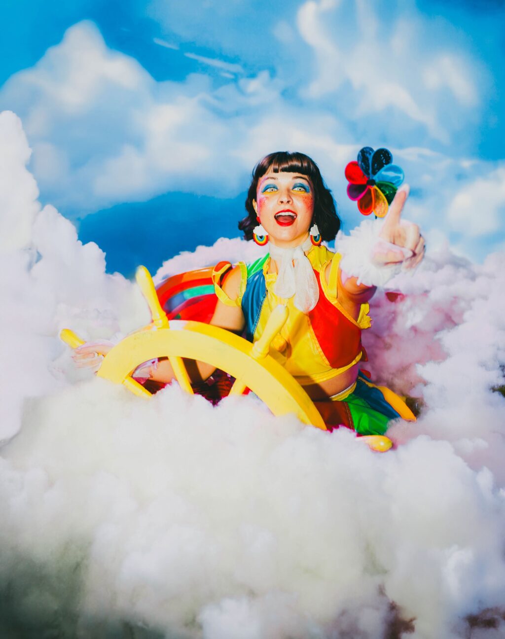 Watch Gelli Haha Drive a Cloud in Rainbow-Hued Video for New Song