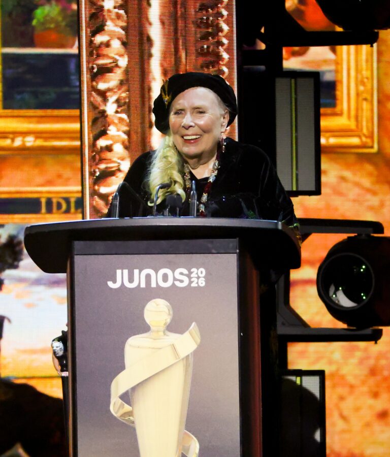 Watch Joni Mitchell Perform, Accept Lifetime Achievement Award at 2026 Junos