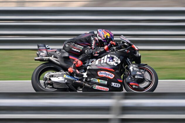 What is Aprilia's F1-inspired F-duct device and how does it work