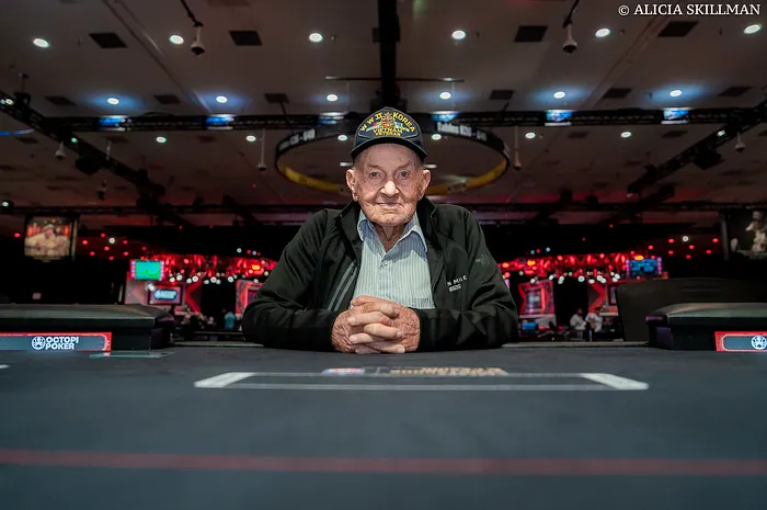 WWII Veteran Gene Bellar, Star of 2024 WSOP Salute to Warriors, Passes Away at 101