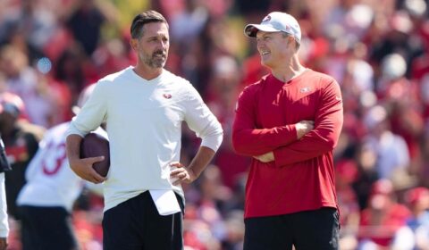 49ers mock draft roundup: Offensive tackle remains a popular Round 1 projection