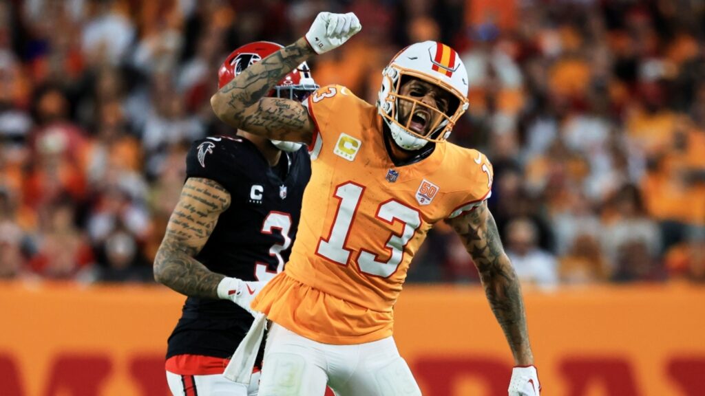 49ers WR Mike Evans to wear No. 5 jersey for 2026 season
