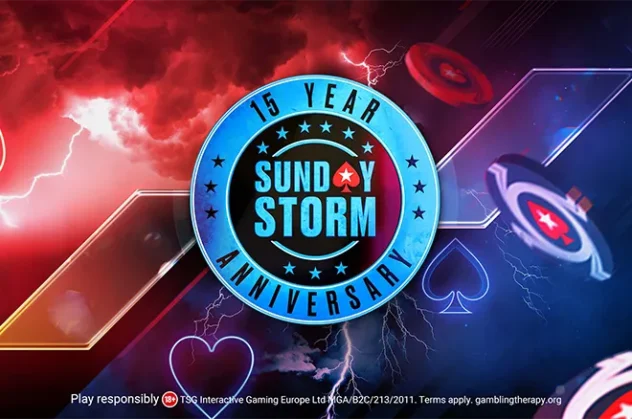 $500,000 Guaranteed in the 15th Anniversary PokerStars Sunday Storm