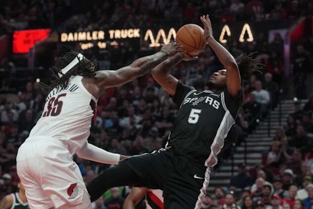 Castle, Harper shine as Spurs defeat Trail Blazers, take 2-1 series lead without Wembanyama