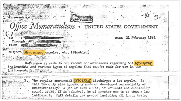 CIA Ran MK-ULTRA Experiments on Prisoners of War in U.S. Custody, Declassified Docs Confirm