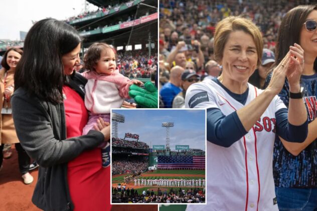 Democrat Gov. Maura Healey, Boston Mayor Michelle Wu booed at Red Sox home opener