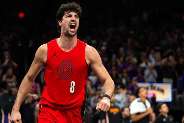 Deni Avdija pours in 41 points to lead Trail Blazers past Suns in NBA play-in tournament