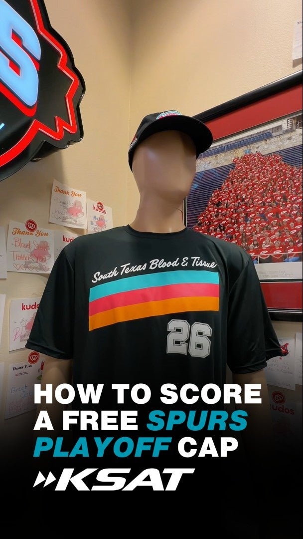 Donate blood and get a free, limited-edition San Antonio Spurs hat