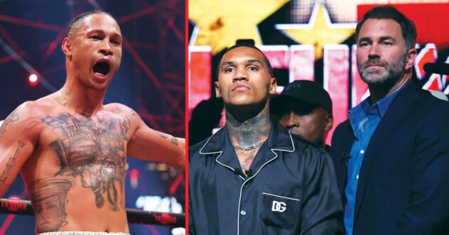 Eddie Hearn says 'everyone knows' the Conor Benn vs Prograis situation: "He's badly injured"
