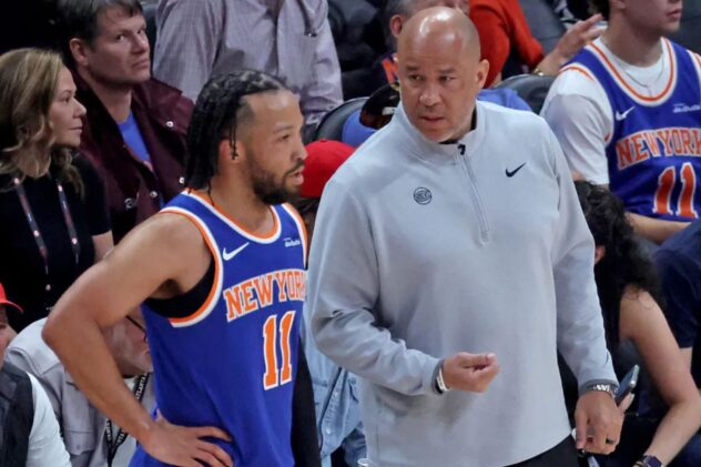 Knicks’ Jalen Brunson downplays yelling spat with his dad