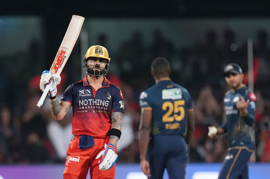 Kohli, Padikkal hit fifties as RCB ace the chase against GT