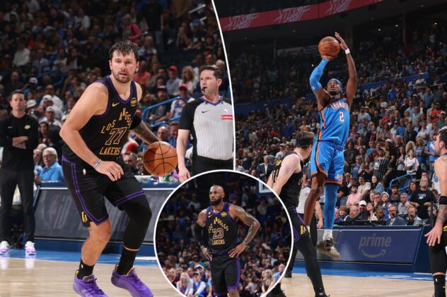 Lakers blown out by Thunder with uncertainty around Luka Doncic’s status
