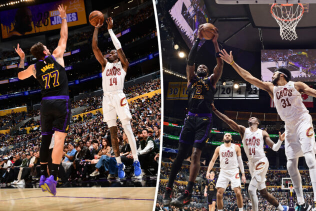 Lakers pick up 50th win of season with victory over Cavaliers