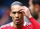 Liverpool 'gave up': Virgil van Dijk's startling admission as he apologises for Man City surrender - and says he and his team-mates must 'take a look at ourselves' to save their season