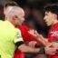 Man Utd's Martinez sent off for hair-pull against Leeds