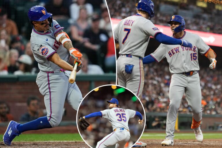 Mark Vientos sparks two contagious scoring rallies as Mets shutout Giants