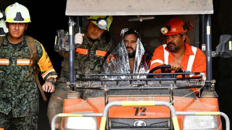 Miner rescued alive after spending nearly 2 weeks trapped underground in flooded area