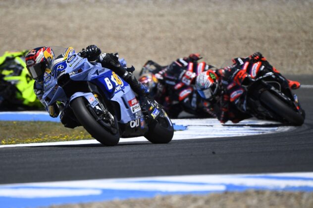 MotoGP Spanish GP: Alex Marquez ends Aprilia's dominance with victory as Marc Marquez crashes out