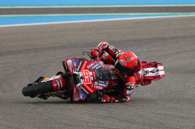 MotoGP Spanish GP: Marquez wins chaotic sprint race despite crash