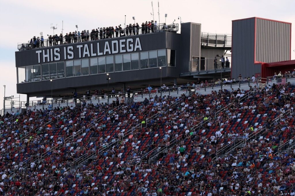 NASCAR television ratings from Talladega