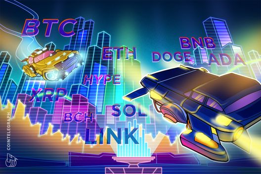 Price predictions 4/3: BTC, ETH, BNB, XRP, SOL, DOGE, HYPE, ADA, BCH, LINK