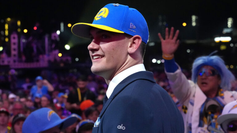 Rams GM calls Ty Simpson ‘poor guy’ for staying on script after NFL Draft