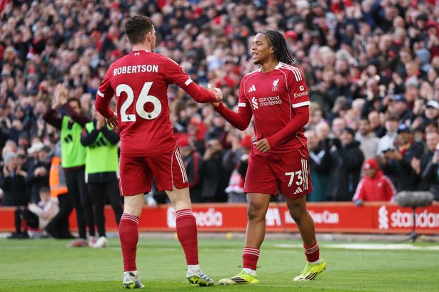 Rio Ngumoha outlines what Liverpool is losing when Andy Robertson leaves this summer