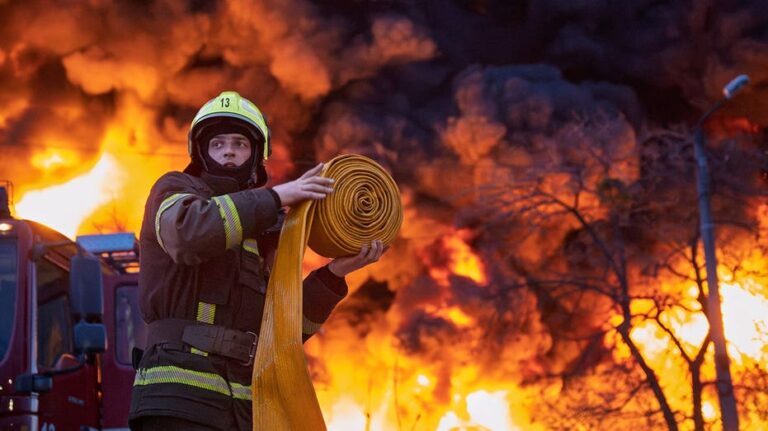 Russian missiles and drones bombard Ukraine in hourslong attack, killing at least 16