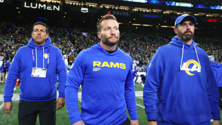 Sean McVay is so sick of talking about the Ty Simpson pick