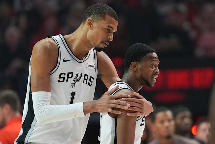 Spurs bounce back from 19-point deficit, build 3-1 series lead vs. Trail Blazers after Wembanyama’s return