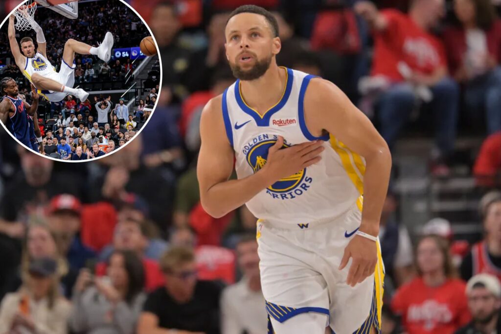 Steph Curry’s late heroics lead Warriors to NBA play-in win over Clippers