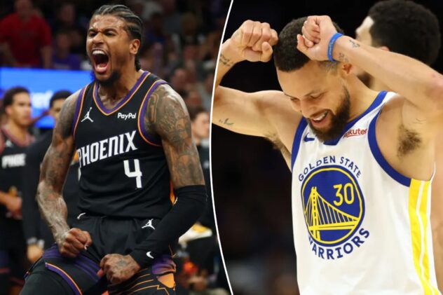 Suns whip Warriors to clinch No. 8 seed and first-round test vs. Thunder