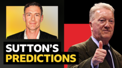 Sutton's predictions v boxing promoter & Arsenal fan Frank Warren
